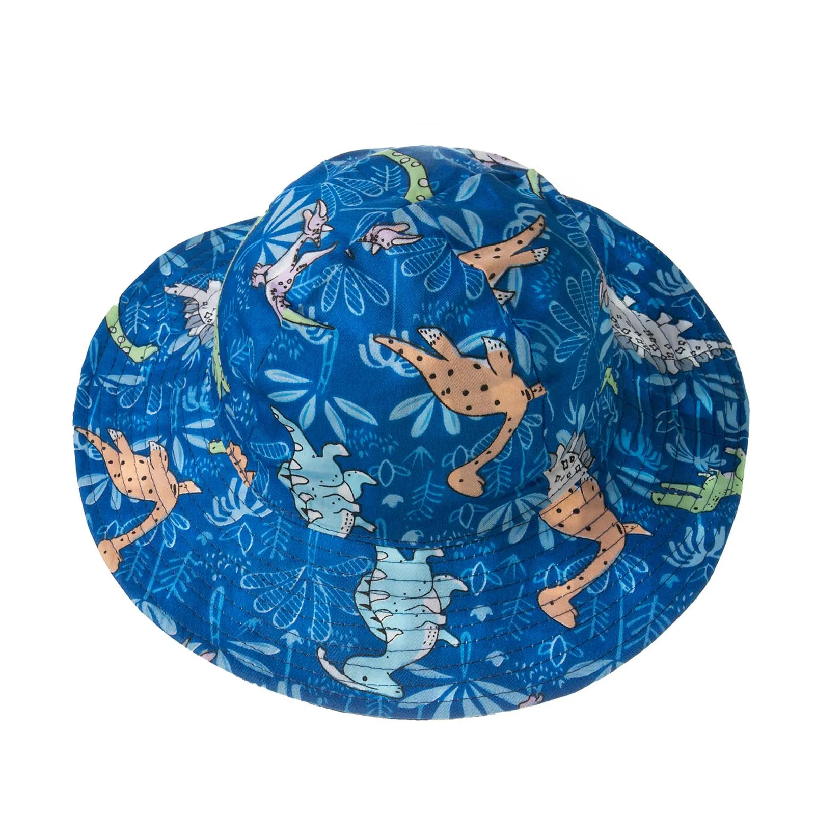 

Cartoons Printed Baby Hat Sunshade Children Fisherman Hat Seaside Sunscreen Hat