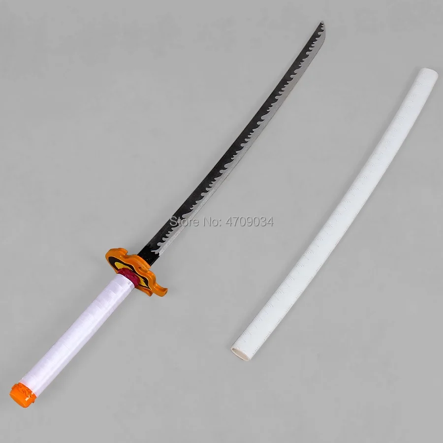 Kimetsu no Yaiba Kyojuro Rengoku Nichirin Blade Косплей Реплика меч реквизит