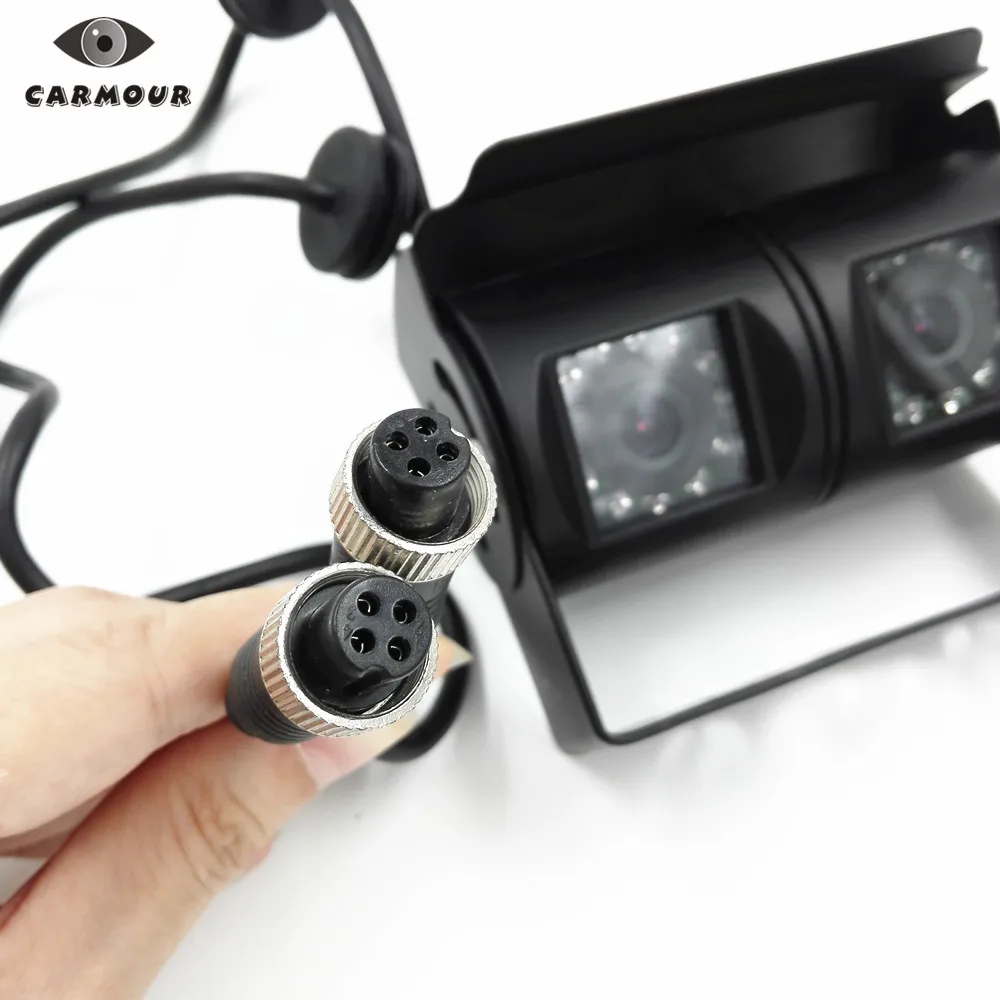 Камера заднего вида CARMOUR камера с запасной КМОП камерой 24 в 820 т водонепроницаемая
