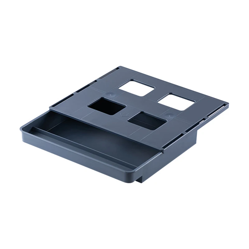

Under Desk Drawer Type Key Storage Box Table Top Student Stationery Organizer Boxes Self-adhesive Under-drawer Storage Box