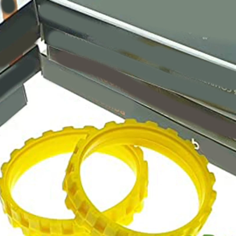 

Yellow Tires for IROBOT ROOMBA Wheels Series 500, 600, 700, 800 and 900 E5 (Pack of 2) Great Adhesion and Easy Assembly