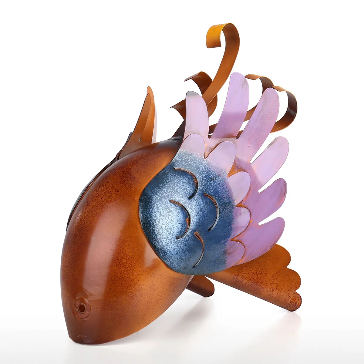 Tooarts садовое украшение мультяшная скульптура тукана железная птицы животное для