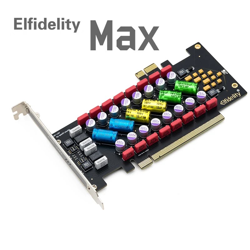 Elfidelity Computer PC power supply voltage ripple purification filter PCI /PCI-E Rainbow Max HiFi audio