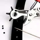 Просекатель для изделий из кожи, дырокол, пробойник, ушко, перфоратор вращающийся, швейная машина, сумка, кожаный ремень, ремешок для часов, кожевенное ремесло на дому