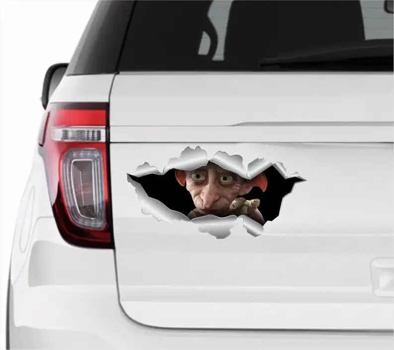 

Car stickers 3D sticker Old man creep out Monster sticker Old man sticker Kids sticker Gift sticker for him Bumper sticker