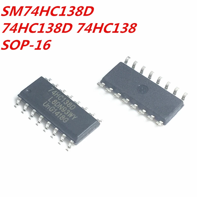 10 шт. 74HC138D 74HC138 SN74HC138D SOP-16 новая точка | Электронные компоненты и принадлежности