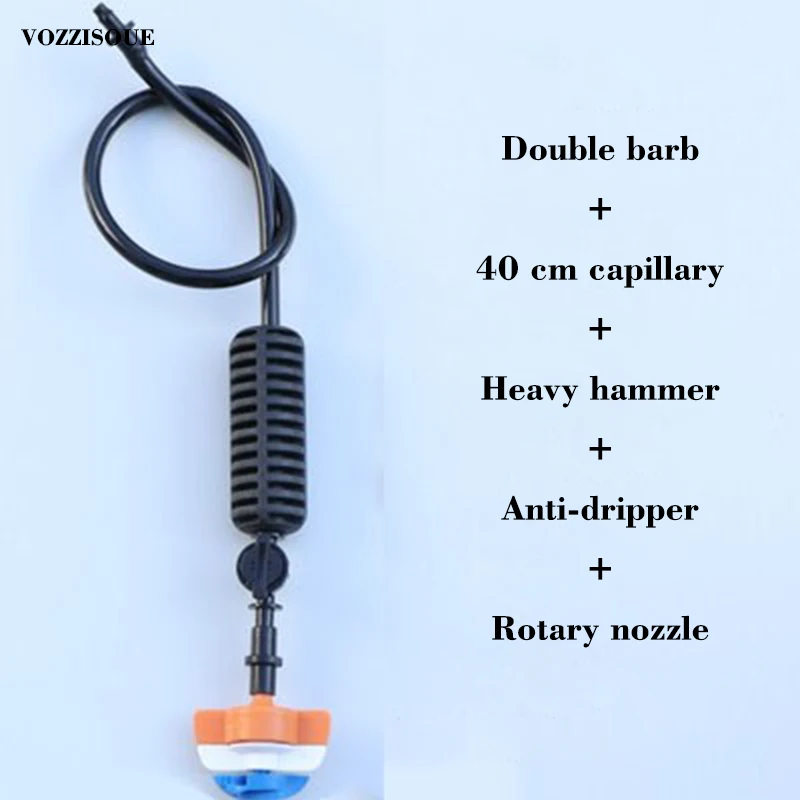 3PCS Горячая 3 шт. подвесная анти-капельная насадка распылителя с перекрестным распылителем Насадка противотуманная вода SprayTo парниковый капельный ороситель распылитель водяной туман - Цвет: 3PCS