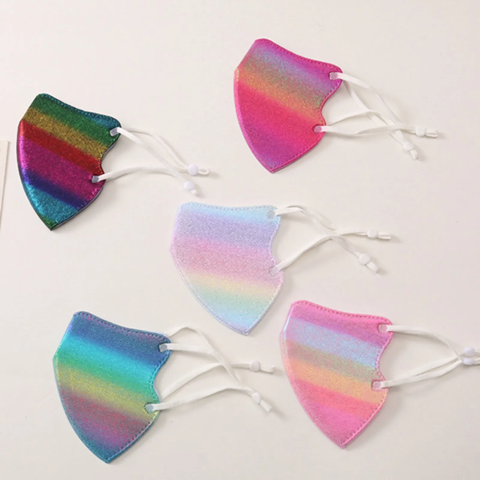 Цветная маска для взрослых унисекс с градиентным лазерным принтом ветрозащитная