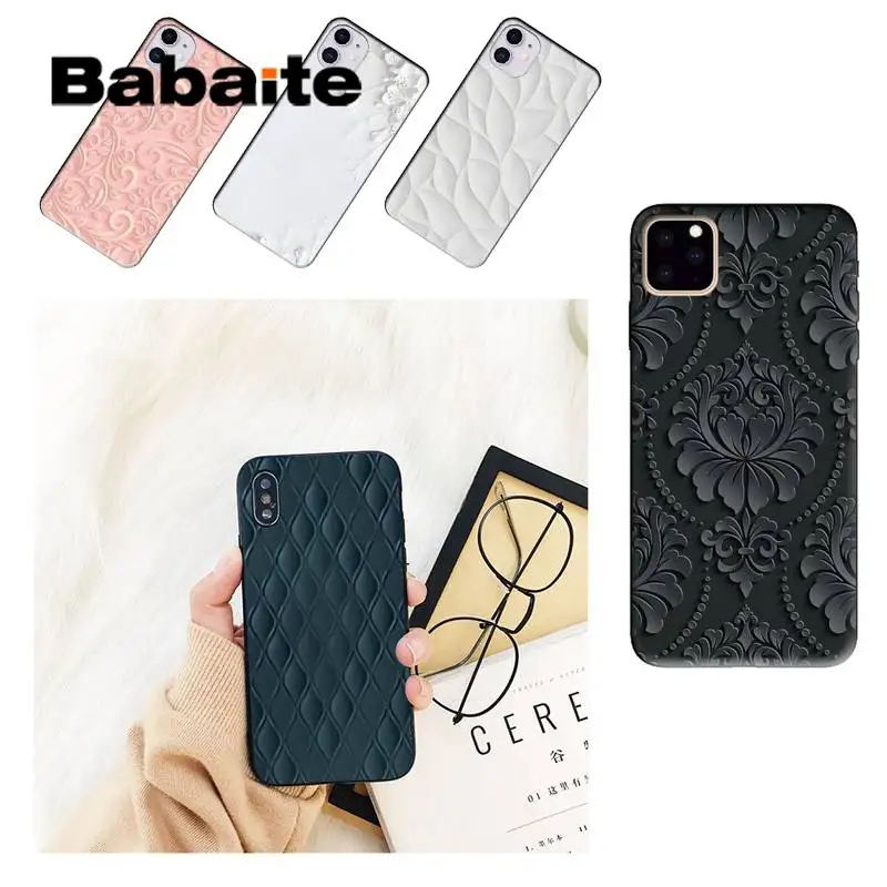 Babaite 3D Настенный рельефный чехол для телефона милый iPhone 8 7 6 6S Plus X XS MAX 5 5S SE XR 11 11pro