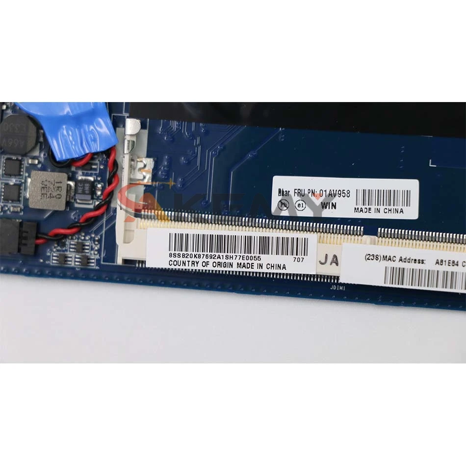 da0li8mb6f0 for lenovo thinkpad yoga 11e motherboard mainboard 3rd gen 20g8 20ga n3150 ddr3 fru 01av952 01av953 01av954 01av955 free global shipping