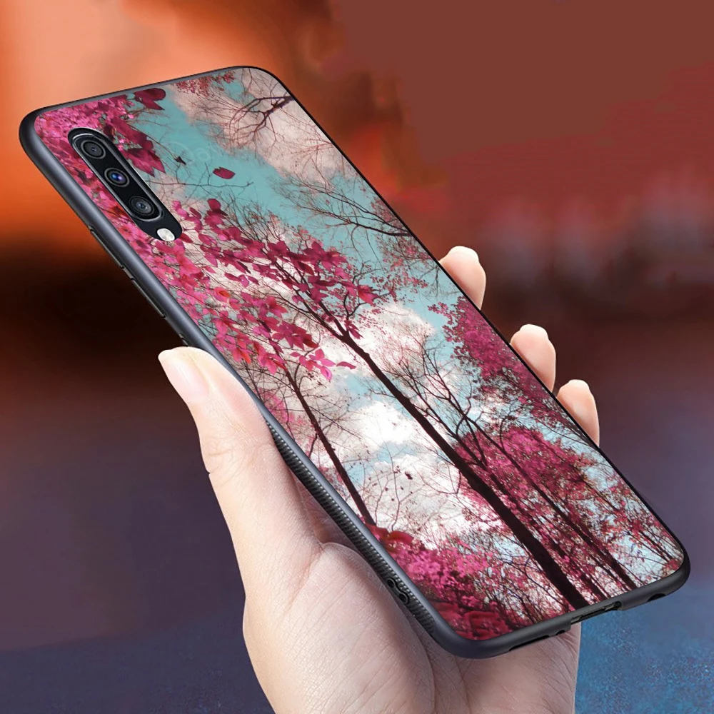 Дерева природы мягкий силиконовый чехол для телефона для samsung A2 Core A10s A20E A20s A30s A40s A50s A60 A70s - Цвет: B2
