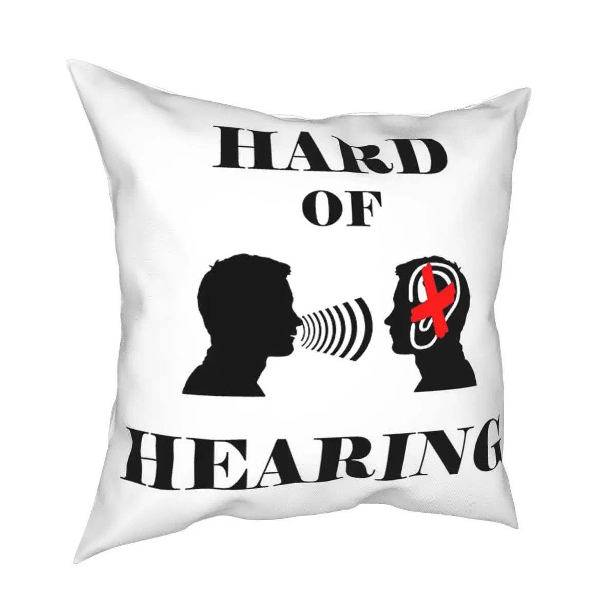 

Hearing Impaired Emblem For The Hearing Impaired Cushions for Sofa Custom Cushion Covers Decorative Throw Pillows Cover