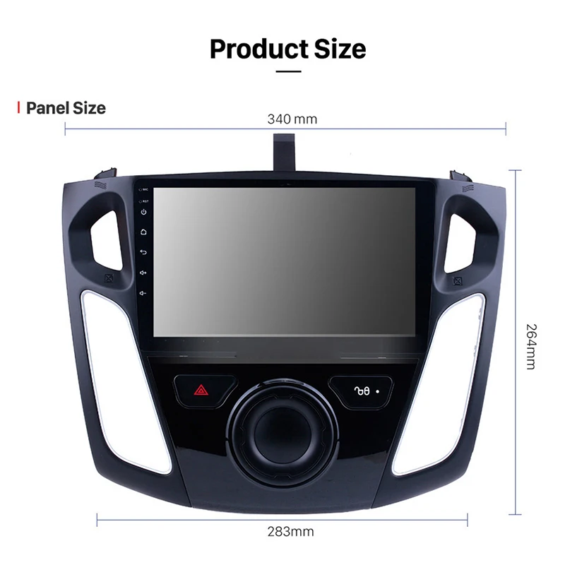 9 дюймовый автомобильный стерео Android 1 GPS-навигатор Plyaer для Ford Focus 2011 2012 2013-2015 2 din