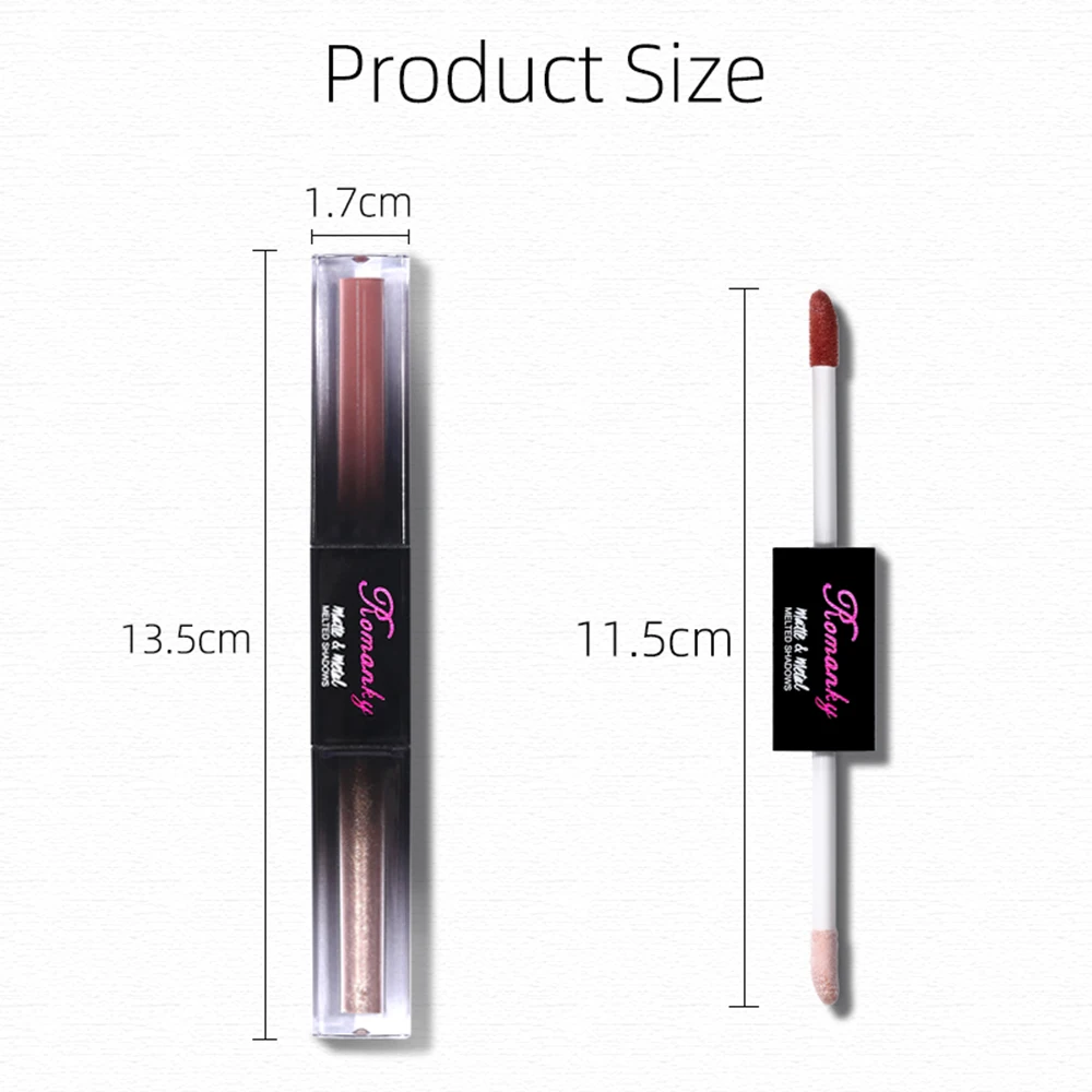 Многофункциональная двойная кромка глянцевый матовый блеск для губ Глянцевая