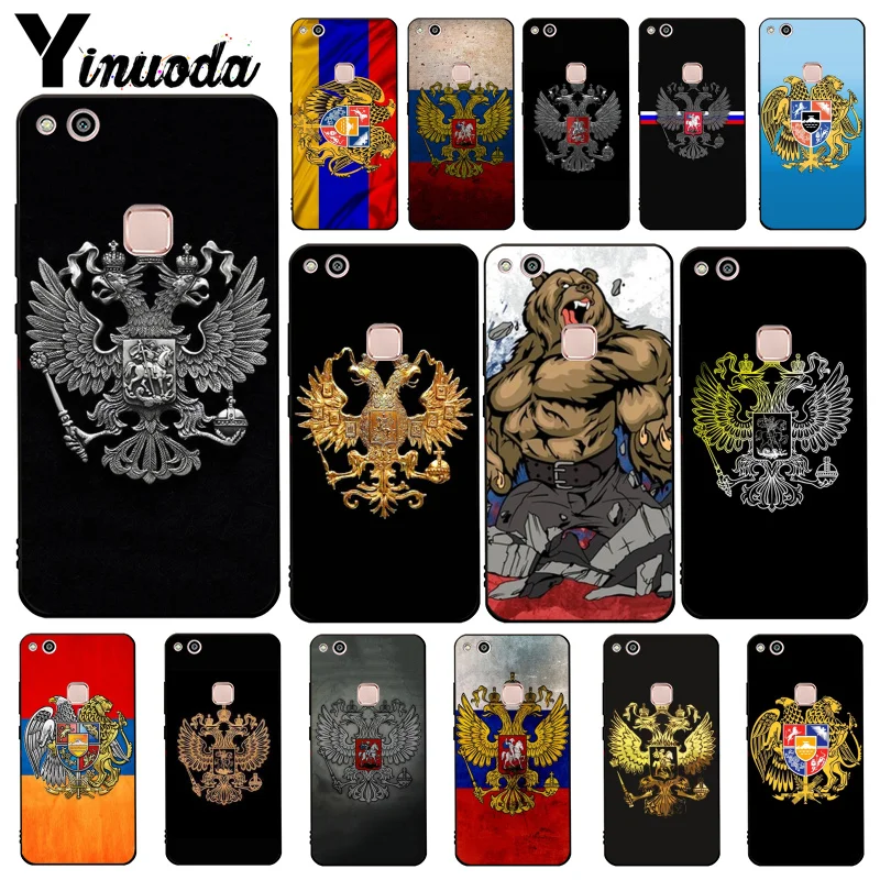 

Yinuoda Armenia Albania Russia flag Emblem Phone Case for Huawei Y5 II Y6 II Y5 Y6 Y7Prime Y9 2018 2019