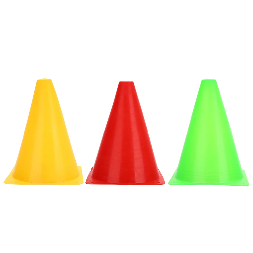 

6pcs/Set 18cm Football Saucer Obstacle Training Cones Road Cone Roller Pile Marker Soccer Marking Cup Outdoor Sports Accessories