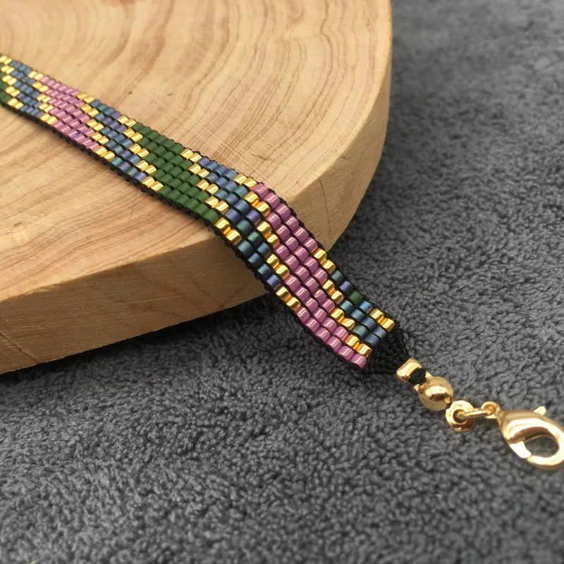 Браслет женский Миюки с бусинами | Украшения и аксессуары