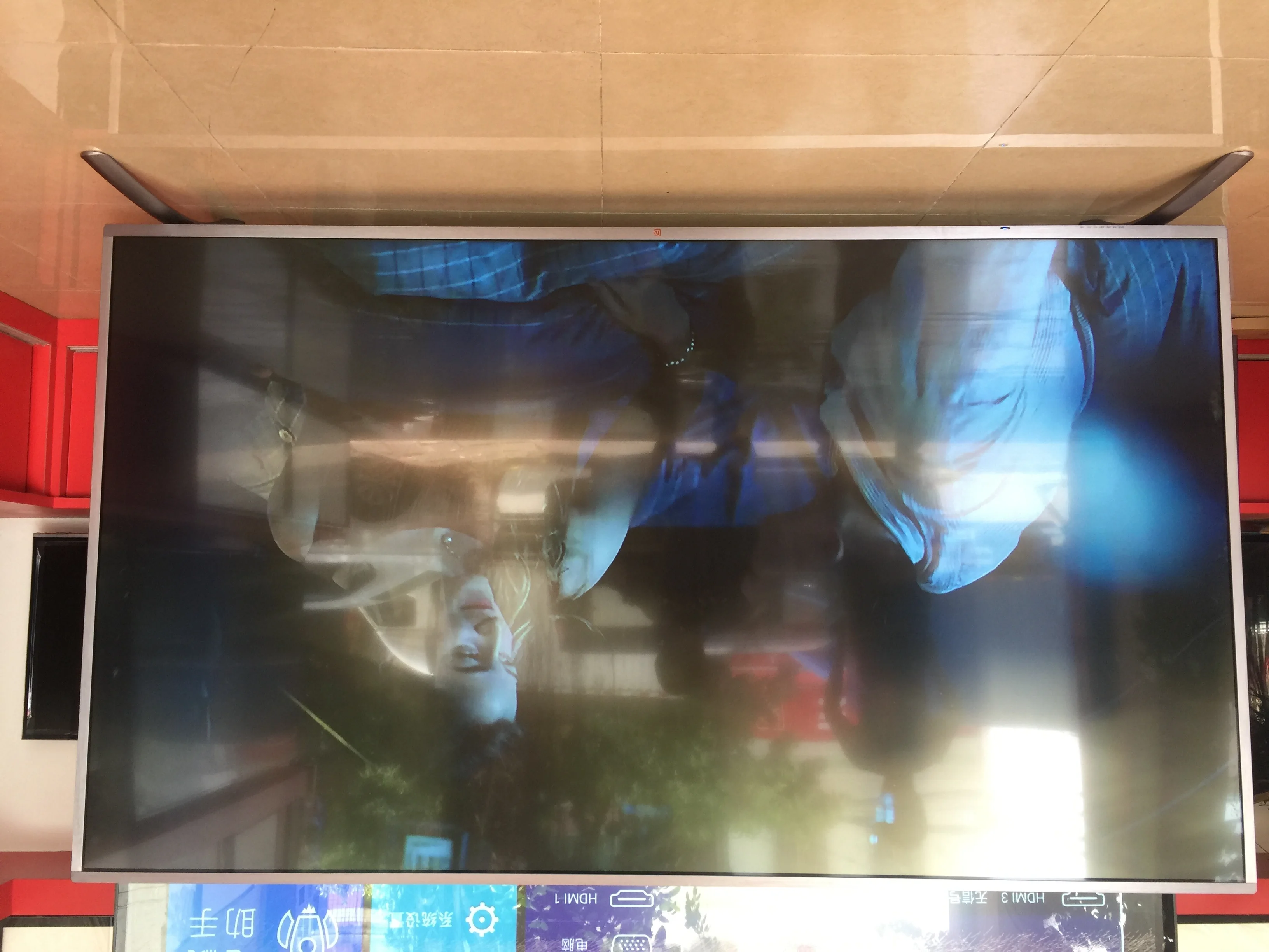 65 дюймовый 75 85 100 4k монитор и Android 7.1.1 wifi Ram1.5GB ROM 8GB Телевизор TV|Телевизоры| |