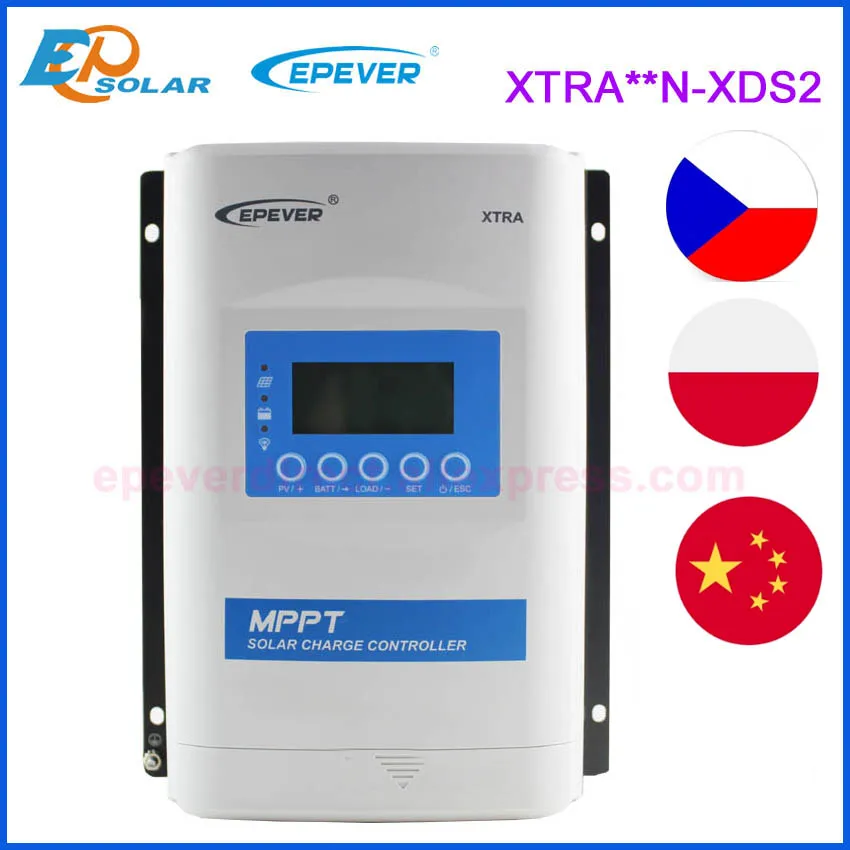 Контроллер заряда солнечной батареи EPever XTRA 20 А 30 40 ЖК-дисплей солнечный регулятор