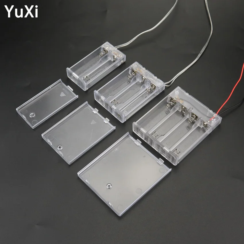 1 шт. 2X 3X 4X новый держатель для батарей AA чехол с переключателем 2 3 4 Коробка