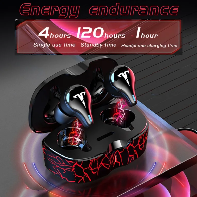 gaming earbuds low latency tws game bluetooth earphones with mic bass audio sound positioning wireless headsets for huawei mi free global shipping