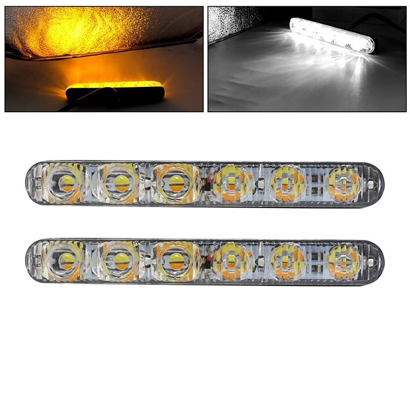 YOLU Автомобильный Универсальный 6 лампочек Противотуманные фары светильник