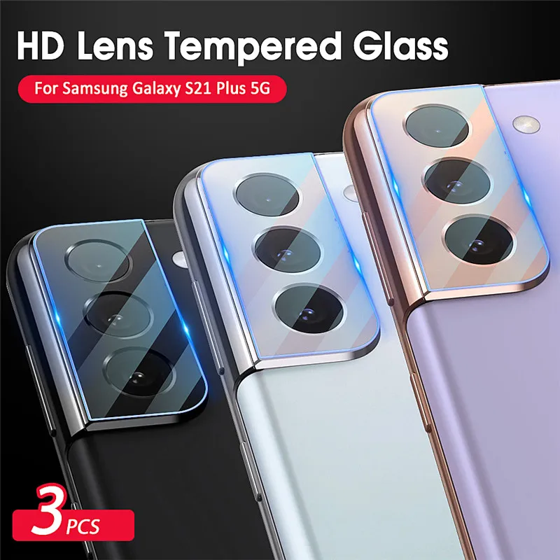 

3PCS Camera Lens Holes Protector For Samsung Galaxy S21 Ultra 5G 9H Tempered Glass For Samsung S21 Plus Back Protective Film