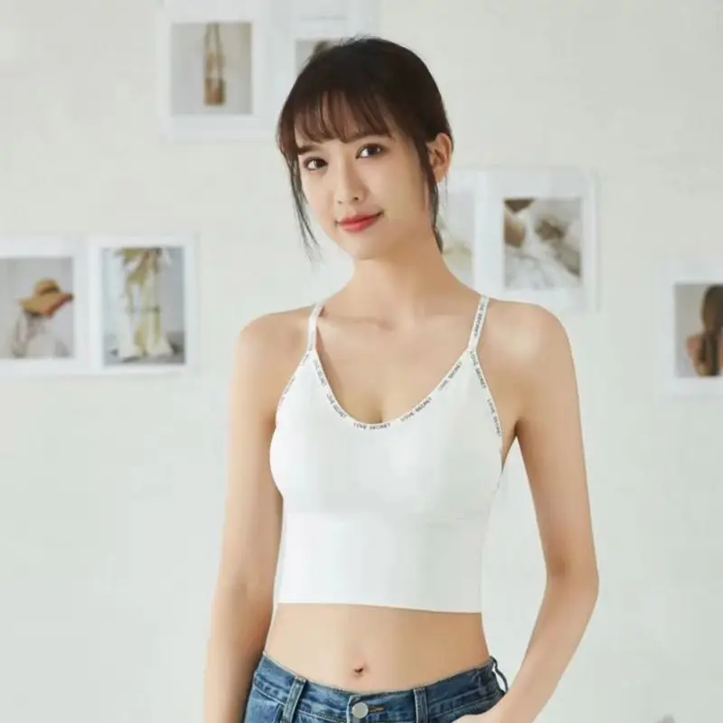 

Women Sports Bra Seamless No Steel Ring Sexy Lingerie Lady Wrapped Chest Running Beauty Back Breathable Underwear