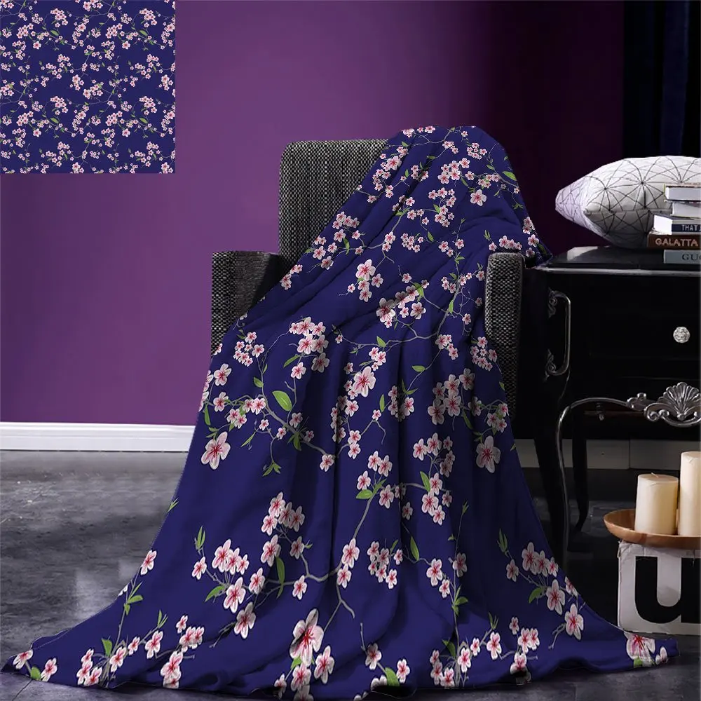 Японское кимоно с цветущими ветвями сакуры китайское азиатское Восточное теплое