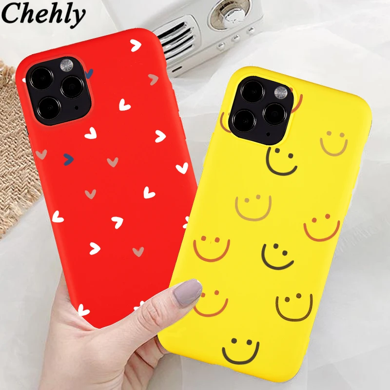 

Fashion Smiley Phone Case for IPhone 6s 7 8 11 12 Plus Pro Mini X XS MAX XR SE Cases Soft Silicone Shell Fitted Accessorie Cover