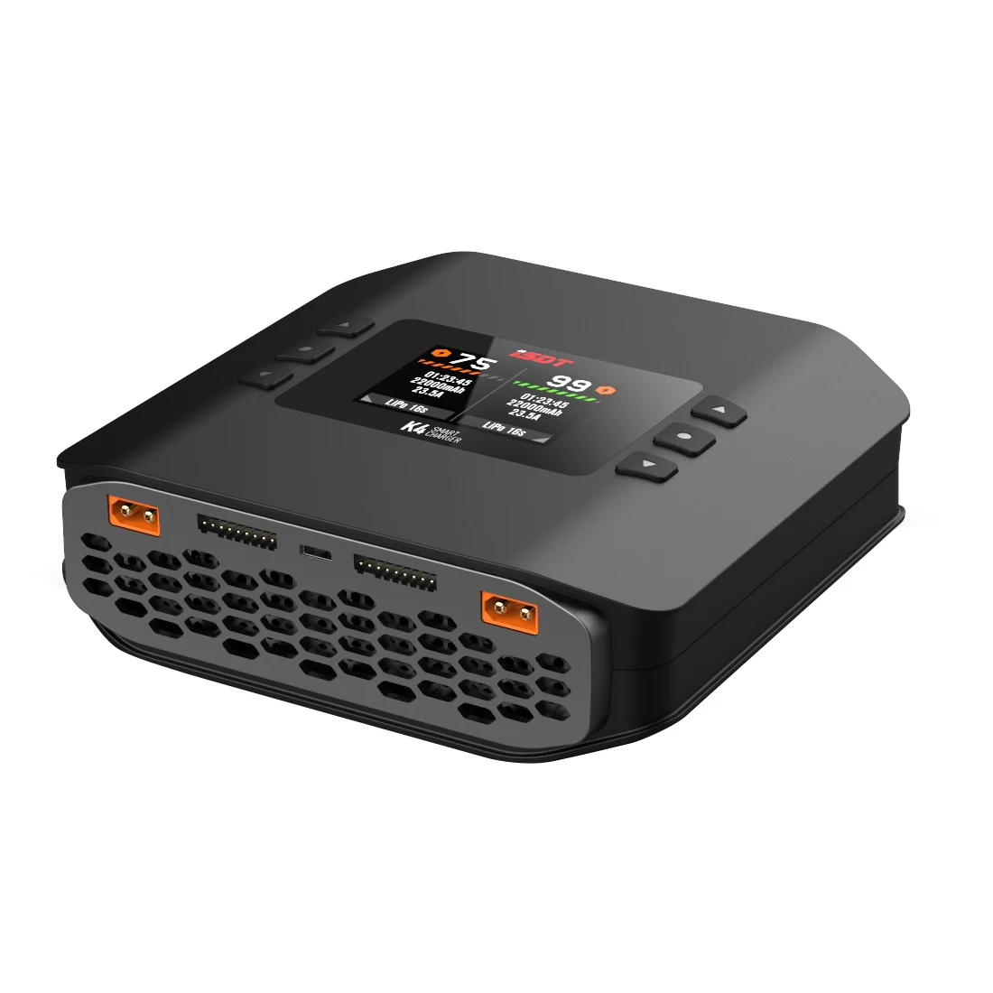 

ISDT K4 1~8S Lithium Battery Smart Charger 20A 600W AC/DC Independent Dual Mode Dual Channel For Lipo Battery Charge RC Toy