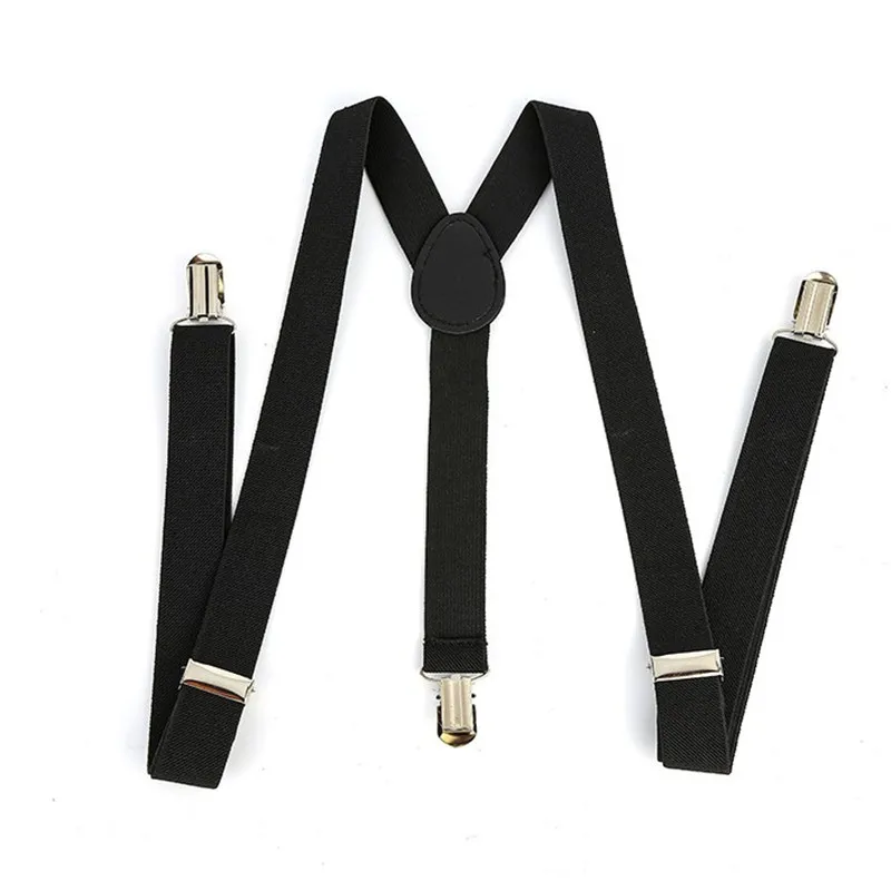 Эластичные кожаные подтяжки мужские 3 зажимы подтяжек винтажные s женские для