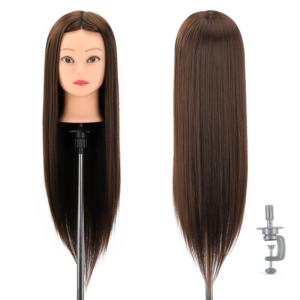 Кукла манекен для парикмахеров 21 дюйм синтетический причесок женский