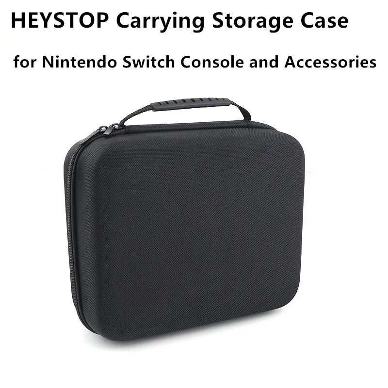 

HEYSTOP Carrying Storage Case for Nintendo Switch, Protective Hard Shell Carry Bag Compatible with Nintendo Switch Accessories
