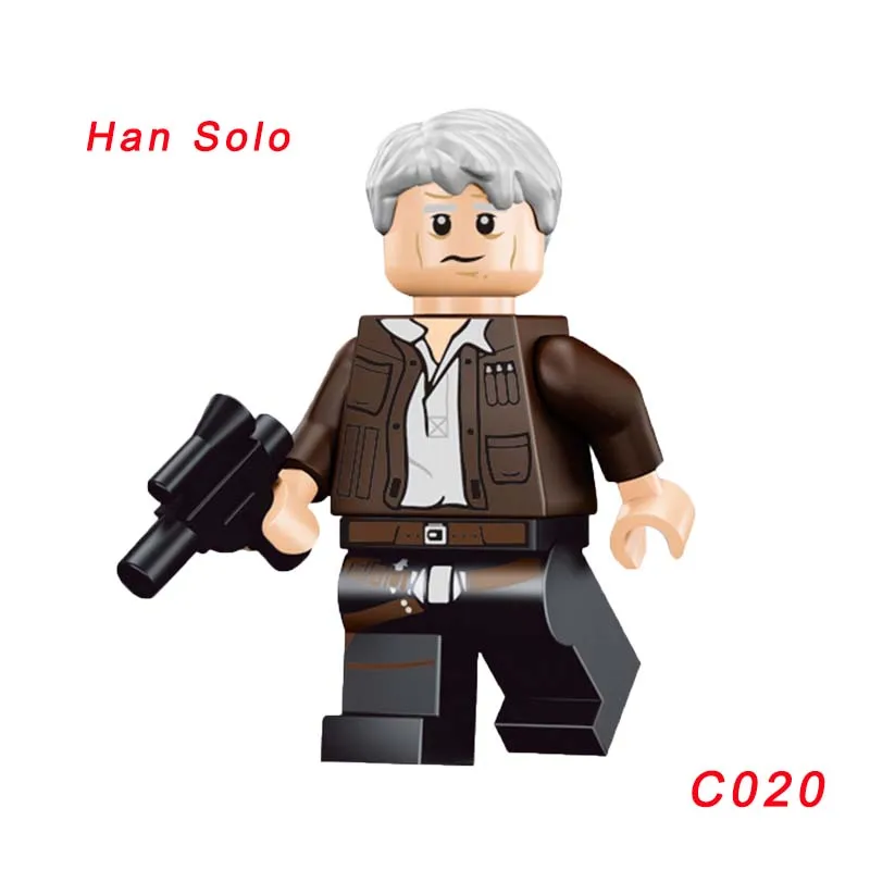 C020 Одиночная Звездные войны кирпич Dewback пустыня Jabba Rancor Amidala C-3Po Хром золотой таваунпун строительный блок - Цвет: C020