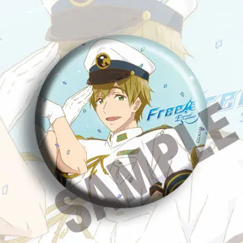 FREE! Action Figure Makoto Tachibana Haruka Nanase Rin Matsuoka Nagisa Hazuki 10 Type Anime Tinplate PVC Badge Toys | Игрушки и хобби