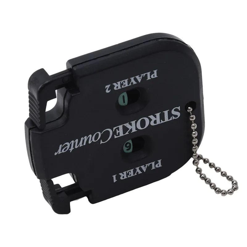 

Plastic New Double Sides Score Counter Golf Stroke Shot Putt Score Counter Without Key Chain Black Golf Trainning Tool