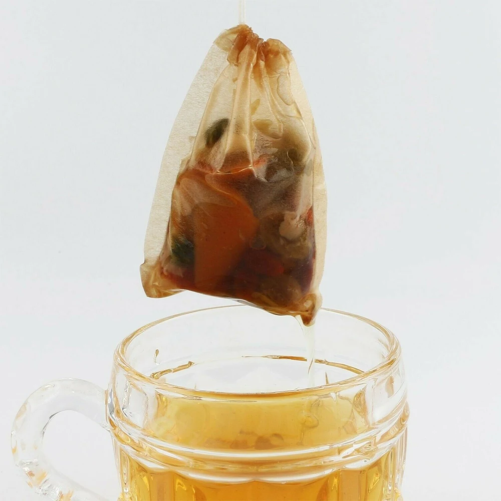 

300 Pcs Tea Bags Empty Scented Drawstring Pouch Bag Seal Filter Cook Spice Loose Coffee Pouches Disposable Kitchen Tools
