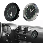 Украшение автомобиля Car Clock, устанавливаемое на вентиляционное отверстие в салоне автомобиля клип часы с орнаментом авто-Стайлинг механика кварцевые мини черный, серебристый цвет