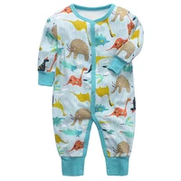 new newborn baby boys girls romper animal printed long sleeve winter cotton romper kid jumpsuit playsuit outfits clothing