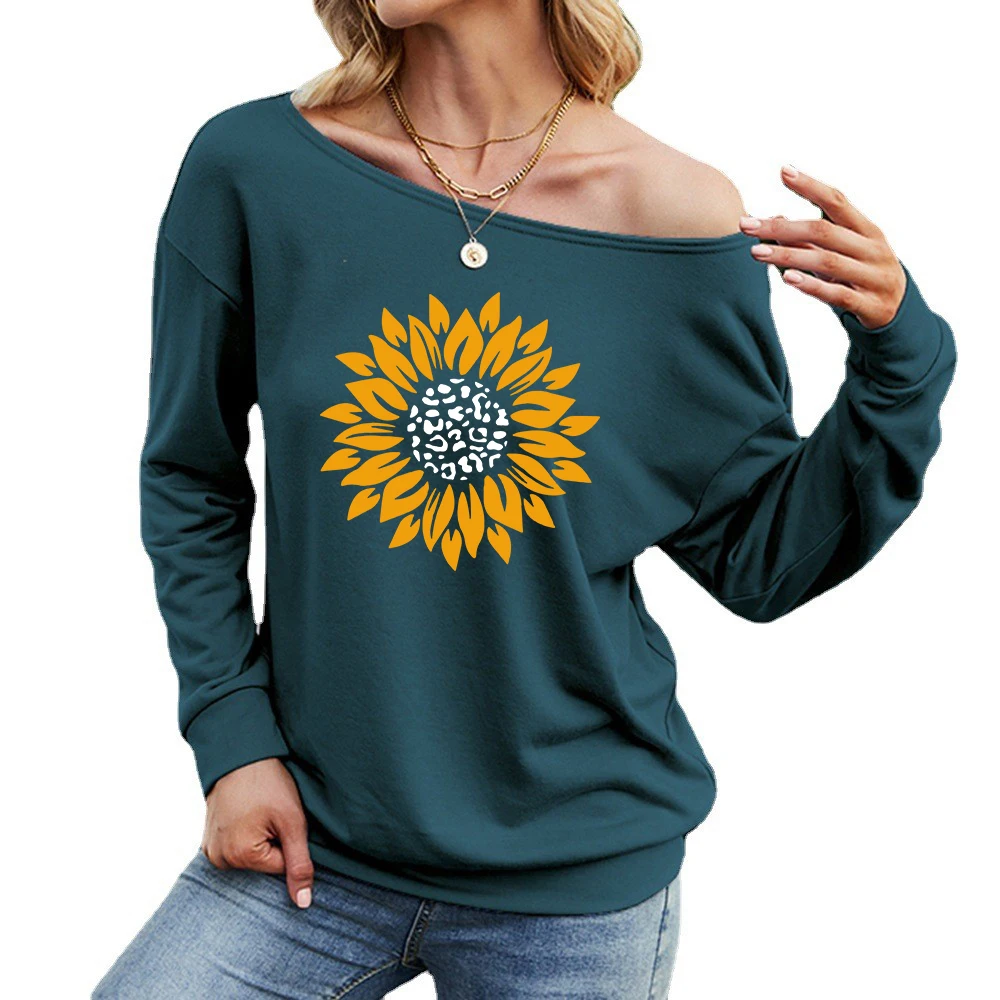 

Женский осенне-зимний пуловер без бретелек с цветочным принтом