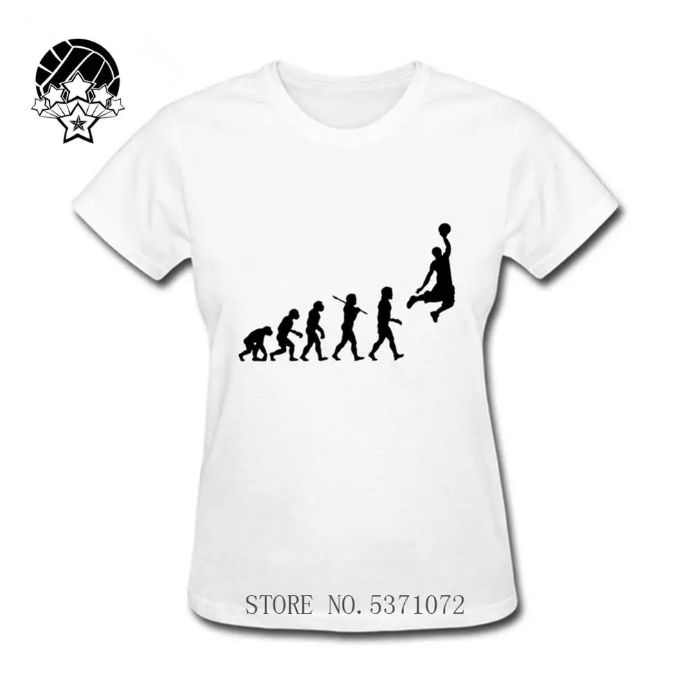 Баскетбольные мячи Dunk Evolution женские футболки с принтом Harajuku коротким рукавом