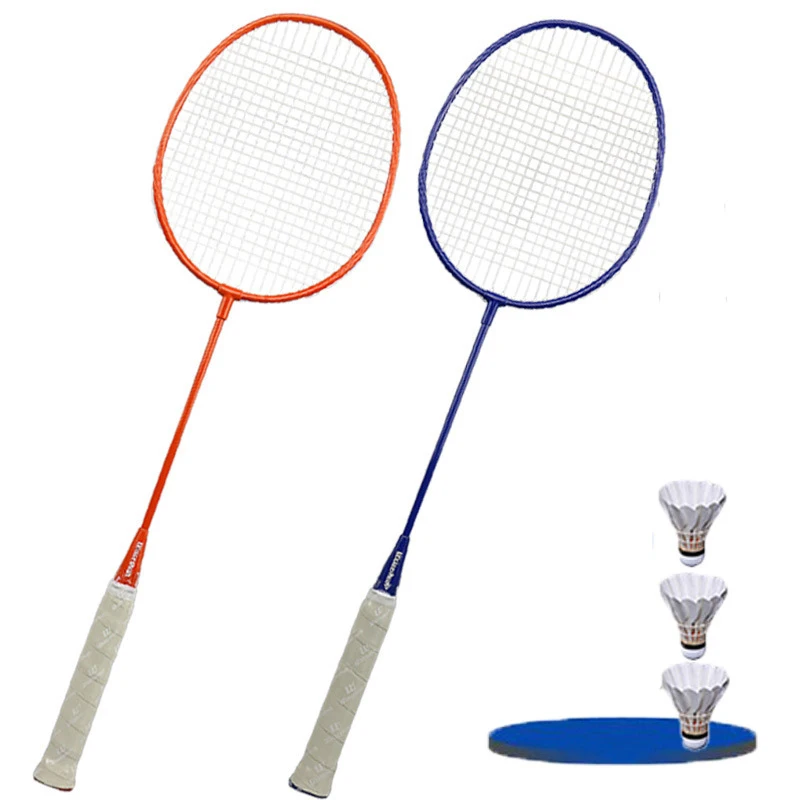 2pcs Professional Badminton Racket Set Double Badminton Racket Titanium Alloy Durable Badminton Racket With Badminton