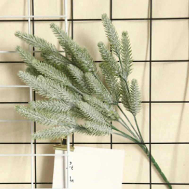 Настенный искусственный цветок с зеленными листиками хвост собаки трава