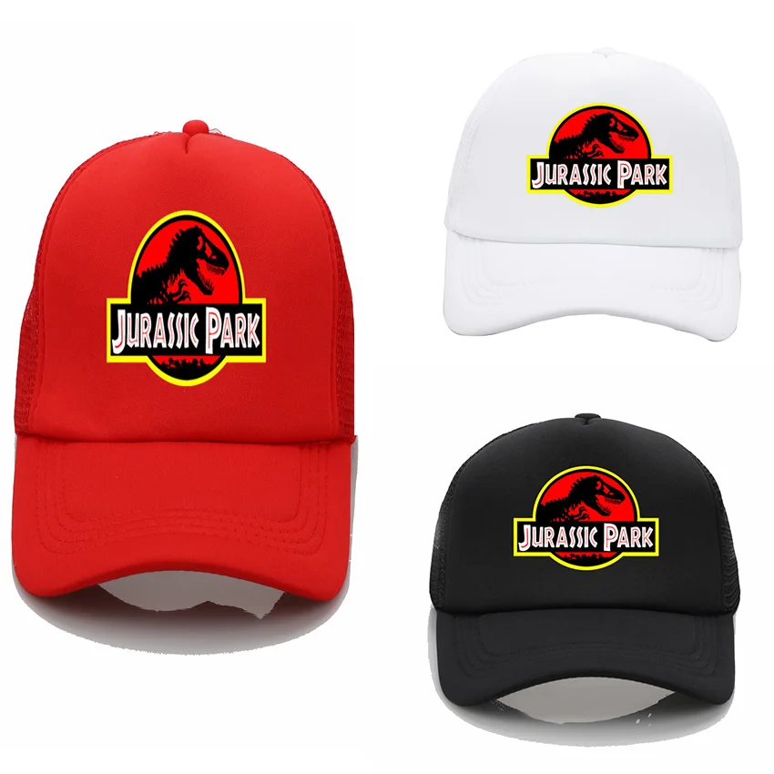 

New Jurassic Park dinosaur pattern printing baseball cap Men and women Summer Trend Cap New Youth Joker sun hat Beach Visor