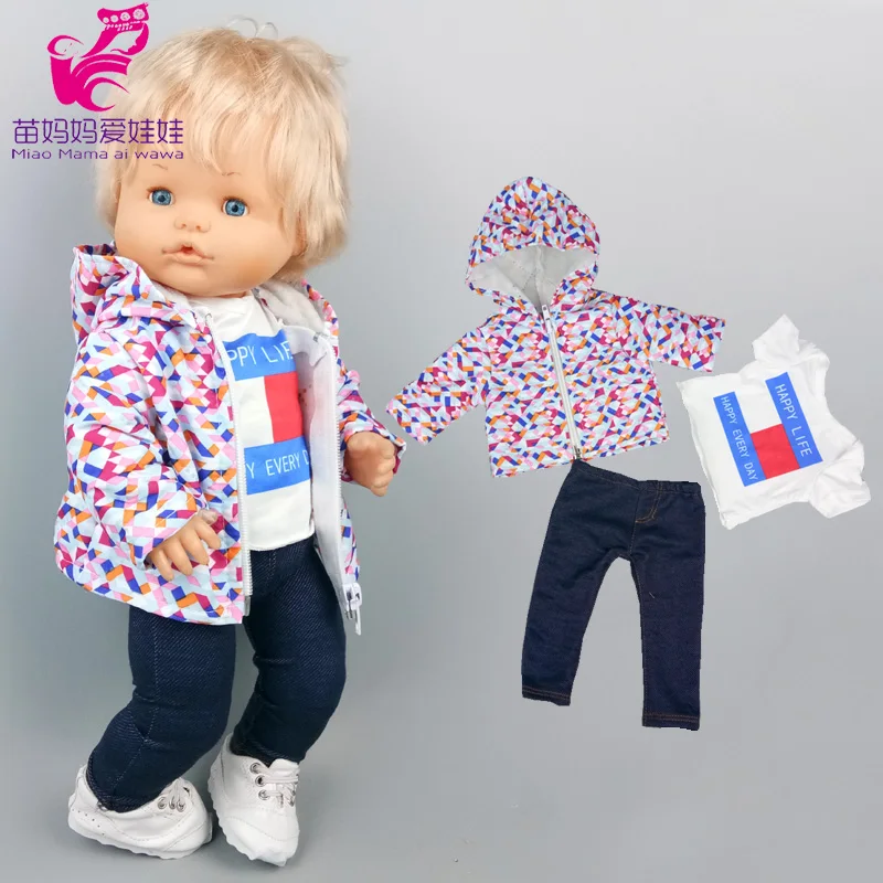16-дюймовая футболка для куклы Nenuco джинсовая короткая 40 см Ropa Y Su Hermanita 38 Детская