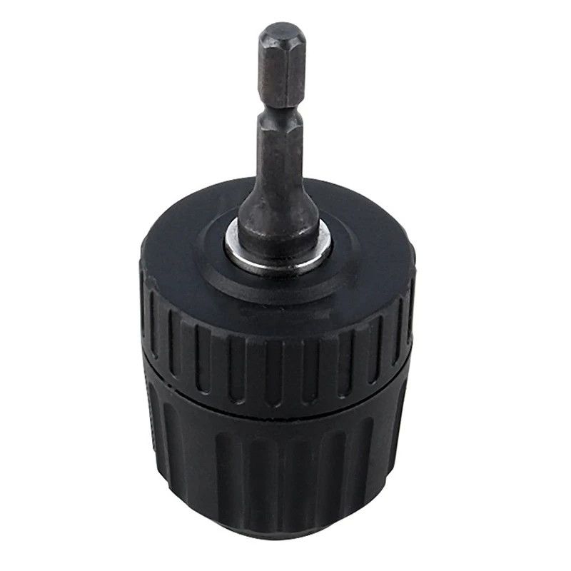 

GTBL Keyless Drill Chuck Converter 3/8 Inch 24UNF + 1/4 Inch Hex Shank SDS Adaptor 0.8-10mm