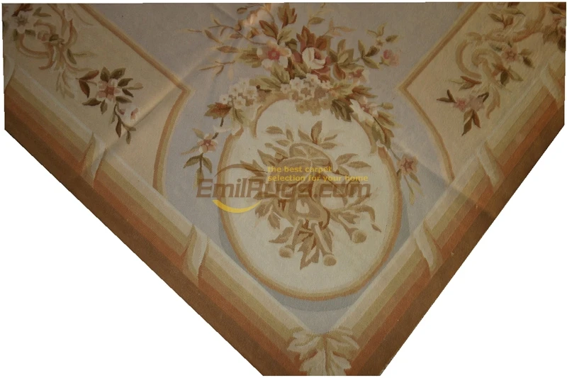 Aubusson большой Винтажный стиль для ковров гостиной Rococo тканевые художественные
