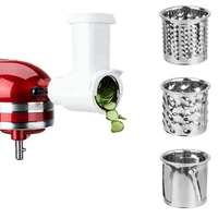 food grinder attachment slicer compatible for kitchen aid stand mixer cheese grater attachment larger capacity design