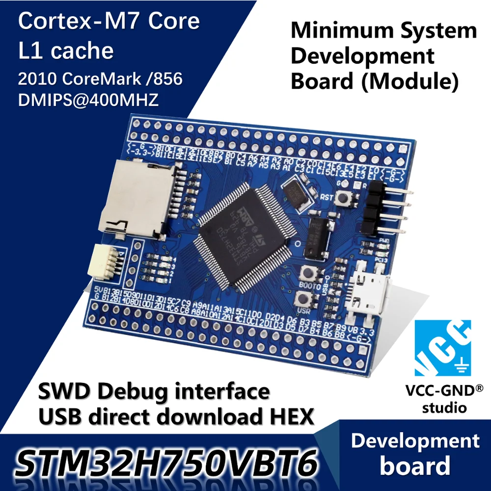 STM32H750VBT6 STM32H750 H750 dev board demo core Minimum System development Module ST STM32 Cortex M7 ARM|Демонстрационные